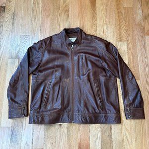 Orvis Men's Leather Jacket, XXL